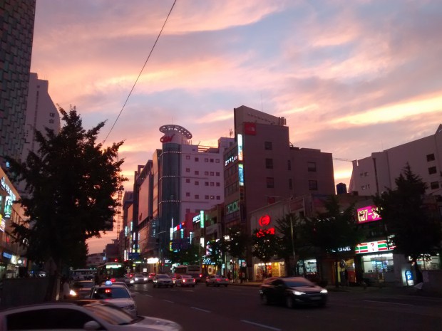 Busan in the evening