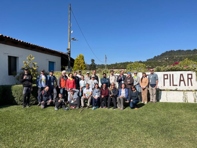 Group photo on a farm